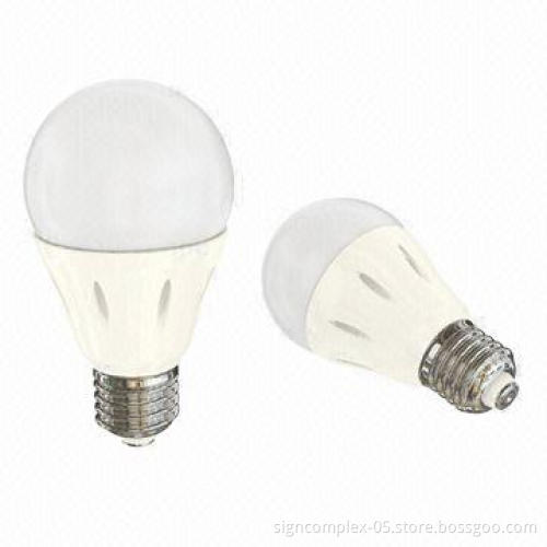 6W E27 LED Globe Bulbs with Up to 50,000-hour Long Lifespan and 70% Energy-saving